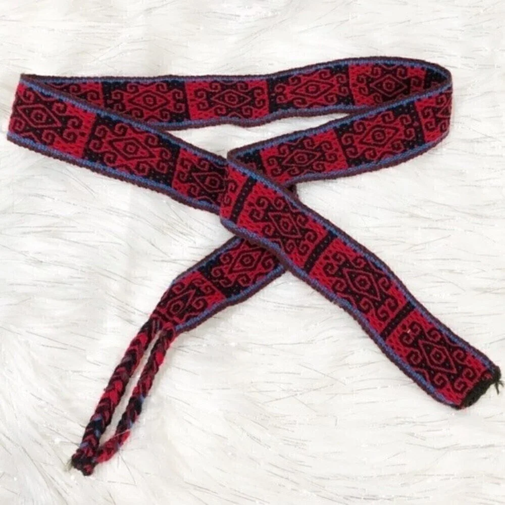 Handwoven Inca Design Belt OS - Picture 5 of 7